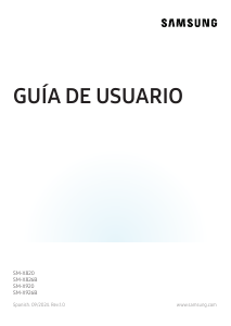 Manual de uso Samsung SM-X920 Galaxy Tab S Tablet