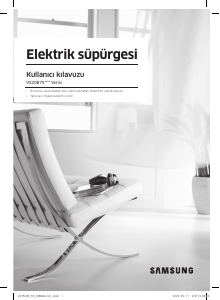 Kullanım kılavuzu Samsung VS20B75ACR5 Elektrikli süpürge