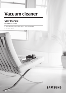 Manual Samsung VS20B75AGR5 Vacuum Cleaner
