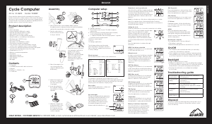 Bedienungsanleitung Asaklitt 922089 Fahrradcomputer