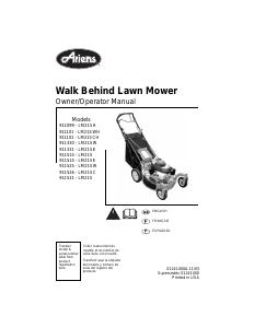 Manual Ariens LM21S Lawn Mower