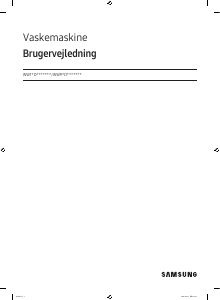 Brugsanvisning Samsung WW11DG6B85LK Vaskemaskine