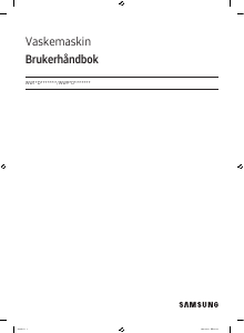 Bruksanvisning Samsung WW11DG6B85LK Vaskemaskin