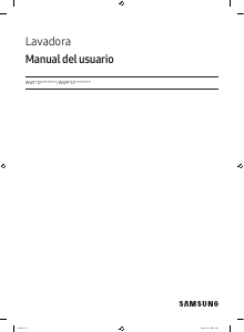 Manual de uso Samsung WW11DG6B85LK Lavadora