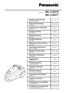 Manuál Panasonic MC-CG677K Vysavač