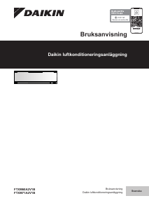 Bruksanvisning Daikin FTXM20A2V1B Luftkonditionering