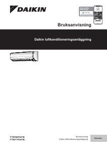 Bruksanvisning Daikin FTXF42F5V1B Luftkonditionering