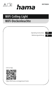 Bedienungsanleitung Hama 00176604 WiFi Leuchte