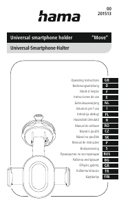 Handleiding Hama 00201513 Move Telefoonhouder