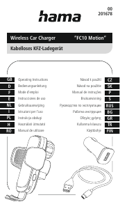 Bedienungsanleitung Hama 00201678 FC10 Motion Handyhalterung