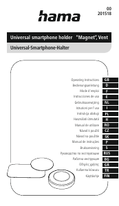 Handleiding Hama 00201518 Magnet Telefoonhouder