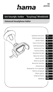 Bedienungsanleitung Hama 00201510 EasySnap Handyhalterung