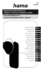 Mode d’emploi Hama 00201501 Magnet Support téléphone
