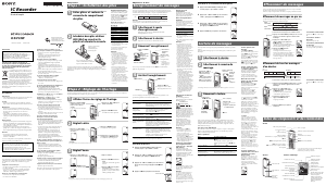 Mode d’emploi Sony ICD-P330F Enregistreur numérique