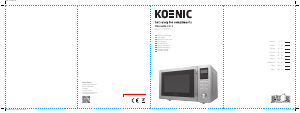 Handleiding Koenic KMWC 2524 DS Magnetron