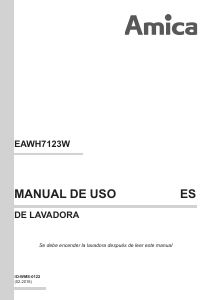 Manual de uso Amica EAWH7123W Lavadora