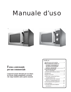 Manuale Amana ALD10T Microonde