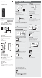Návod Sony ICD-UX560 Záznamník zvuku