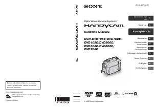 Kullanım kılavuzu Sony DCR-DVD106E Kaydedici kamera