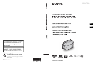 Manual de uso Sony DCR-DVD306E Videocámara