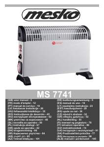 Használati útmutató Mesko MS 7741 Hősugárzó