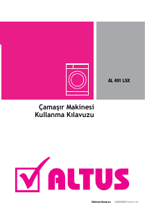 Kullanım kılavuzu Altus AL 491 LSX Çamaşır makinesi