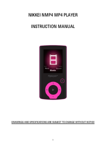 Handleiding Nikkei NMP4PK Mp3 speler