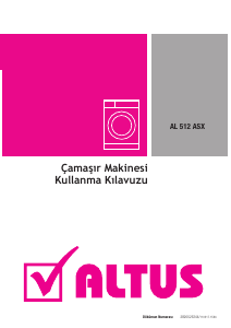 Kullanım kılavuzu Altus AL 512 ASX Çamaşır makinesi