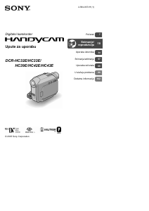 Priručnik Sony DCR-HC32E Videokamera