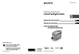 Manual de uso Sony DCR-HC39E Videocámara