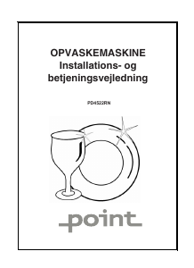 Brugsanvisning Point PD4522RN Opvaskemaskine