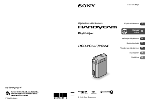 Käyttöohje Sony DCR-PC55E Kameranauhuri