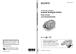 Mode d’emploi Sony DCR-SR40E Caméscope