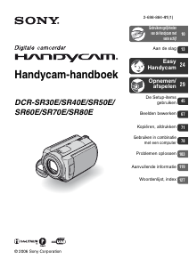 Handleiding Sony DCR-SR80E Camcorder