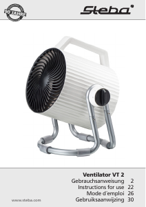 Handleiding Steba VT 2 Ventilator