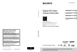 Használati útmutató Sony HDR-CX400E Videokamera