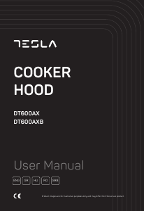 Handleiding Tesla DT600AX Afzuigkap