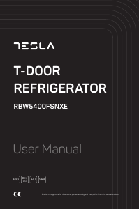 Priručnik Tesla RBW5400FSNXE Frižider – zamrzivač