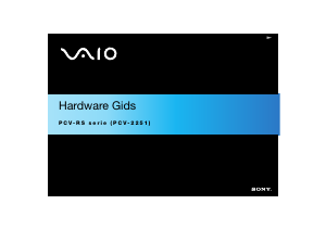 Handleiding Sony PCV-RS604 Vaio Desktop