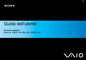 Manuale Sony Vaio VGC-LN2MR Desktop