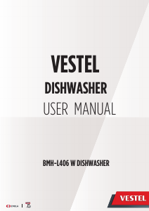 Manual Vestel BMH-L 406 W Dishwasher