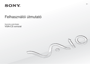 Használati útmutató Sony Vaio VGN-CS3 Laptop