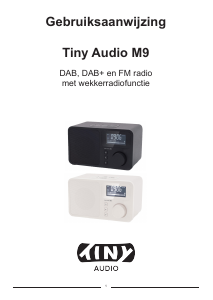 Handleiding Tiny Audio M9 Wekkerradio