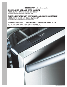 Manual Thermador DWHD64CP Dishwasher