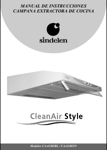 Manual de uso Sindelen CA-610EIN Campana extractora
