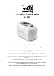 Manual Fritel BM 1807 Bread Maker