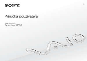 Návod Sony Vaio VPCCB4C5E Laptop