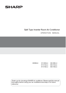 Handleiding Sharp AY-X12LCJ Airconditioner