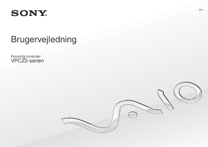 Brugsanvisning Sony Vaio VPCZ21C5E Bærbar computer