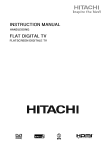 Handleiding Hitachi 24HB4J65 LED televisie